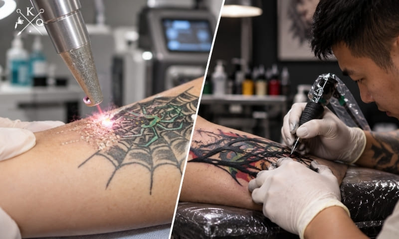 So sánh xóa xăm laser và sửa hình xăm cũ bằng cover tattoo So sánh xóa xăm laser và sửa hình xăm cũ bằng cover tattoo