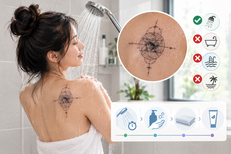 Xăm xong có được tắm không? Xăm xong có được tắm không?