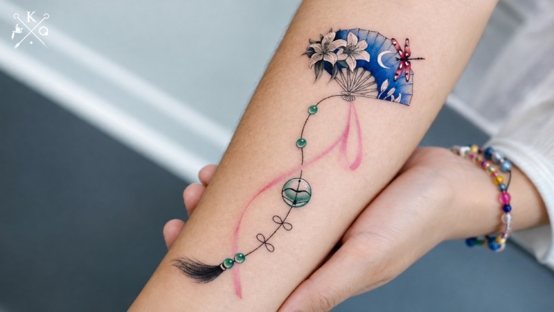 Hình xăm màu nước tại K TATTOO