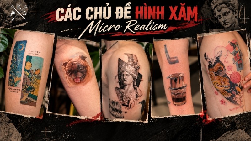 Các ý tưởng hình xăm Micro Realism theo chủ đề Các ý tưởng hình xăm Micro Realism theo chủ đề