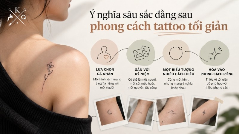 Ý nghĩa đằng sau phong cách hình xăm tối giản